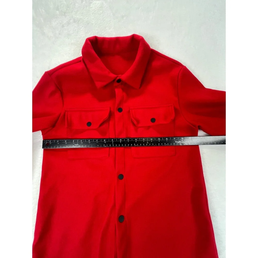 MANFINITY Red Tracksuit Set Jacket Pants Athletic Casual Men Size‎ S